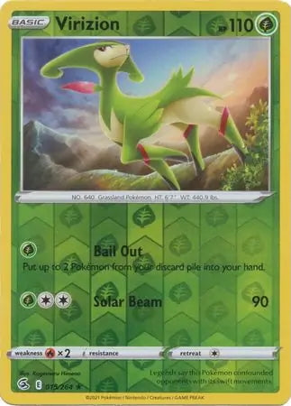 Fusion Strike Virizion #15/264 reverse holo